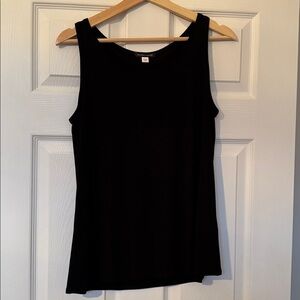 Eileen Fisher Elegant Black Silk Top